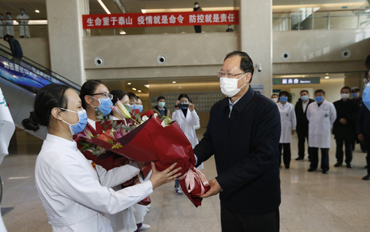 毛偉明董事長(zhǎng)到北京電力醫(yī)院、白廣路辦公區(qū)檢查疫情防控工作并開(kāi)展調(diào)研