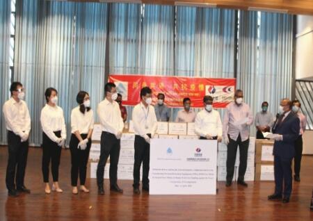 中國電建向孟加拉國政府部門捐贈(zèng)物資共克時(shí)艱