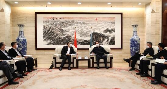 錢智民拜會(huì)國家電網(wǎng)黨組書記、董事長毛偉明