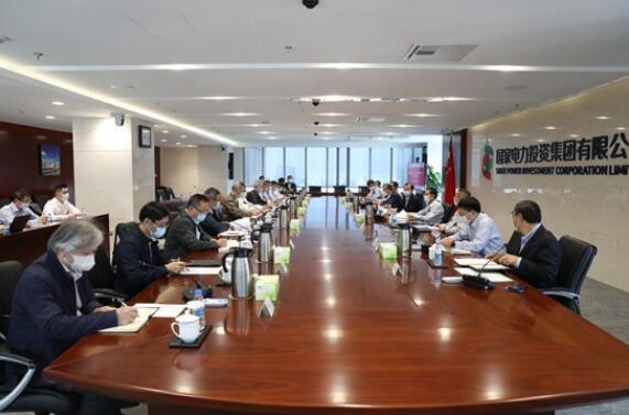 國(guó)家電投總經(jīng)理江毅會(huì)見(jiàn)東方電氣黨組副書記、總經(jīng)理俞培根