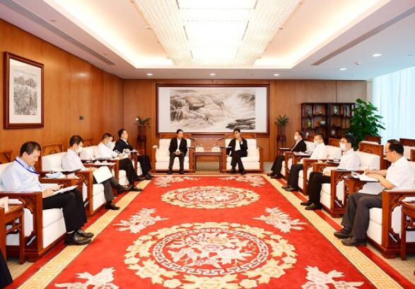 華能集團有限公司黨組書記、董事長舒印彪會見國開行董事長趙歡