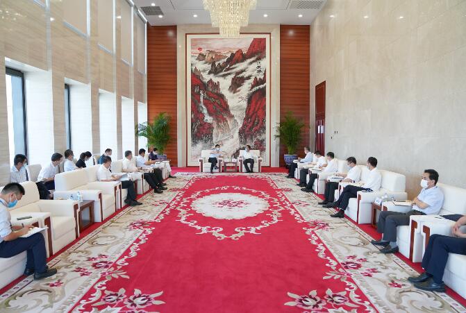 中國(guó)能建黨委書記、董事長(zhǎng)汪建平會(huì)見陜西省副省長(zhǎng)趙剛一行