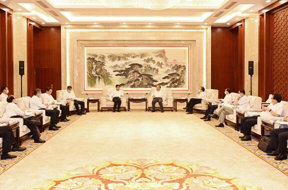 舒印彪拜會(huì)山東省委書記劉家義、省長(zhǎng)李干杰