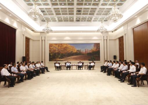 國(guó)家電網(wǎng)董事長(zhǎng)、黨組書記毛偉明拜會(huì)吉林省委書記巴音朝魯、省長(zhǎng)景俊海