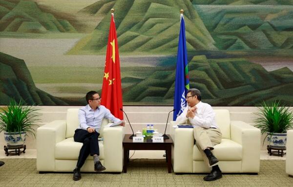 錢智民會(huì)見阿里巴巴技術(shù)委員會(huì)主席張建鋒