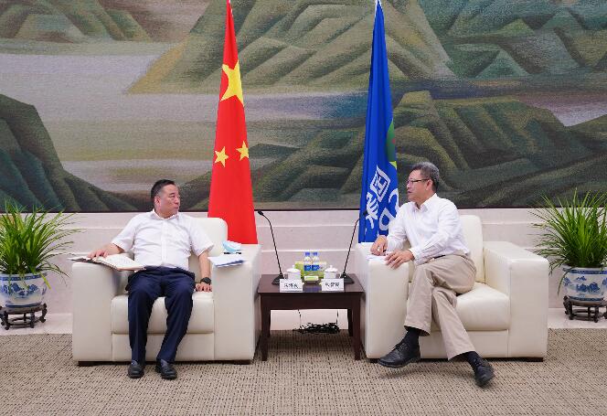 中國能建黨委書記、董事長宋海良拜會(huì)國家電投董事長錢智民