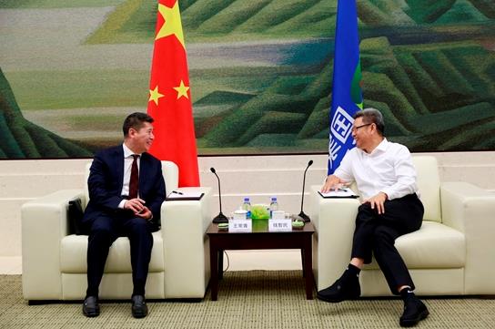 錢智民會見中信建投董事長王常青、總裁李格平