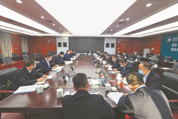 毛偉明董事長、辛保安總經(jīng)理赴國網(wǎng)新疆電力調研