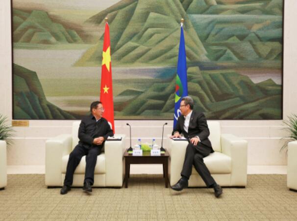 錢智民會見青海省政協(xié)副主席、海南州委書記張文魁