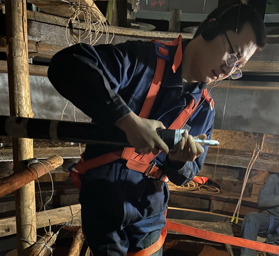 國網劉家峽水電廠4號機組中心測定工作圓滿完成