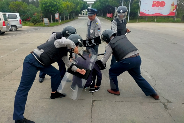 國(guó)能(福州)熱電有限公司開(kāi)展門衛(wèi)反恐演練構(gòu)筑安全防線