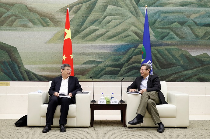 錢智民會(huì)見(jiàn)內(nèi)蒙古自治區(qū)黨委常委、通遼市委書記孟憲東