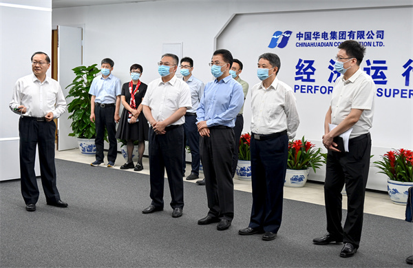 國務院國資委黨委委員、副主任翁杰明到中國華電督導調研