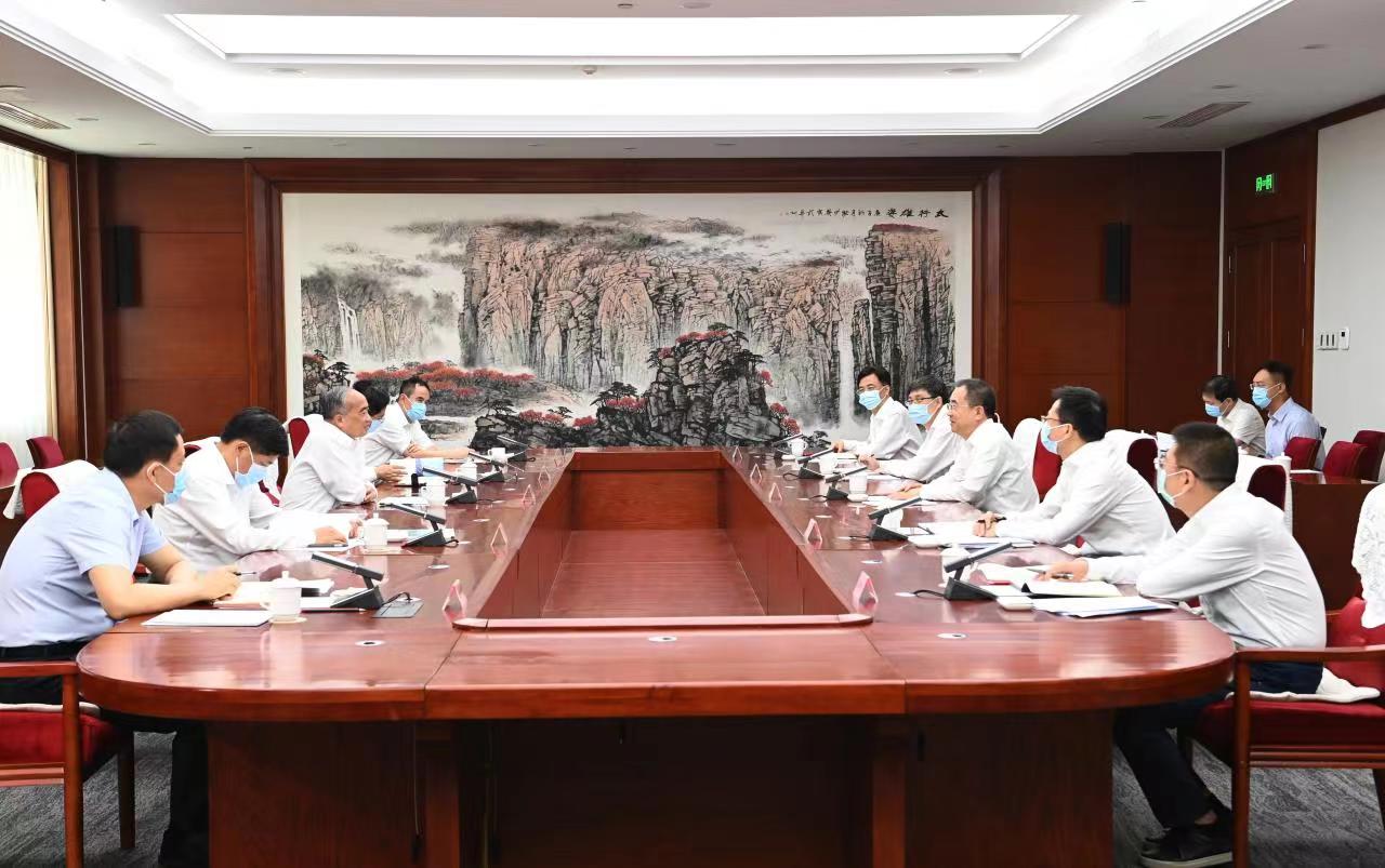 鄒磊拜會山西省委書記、省人大常委會主任林武