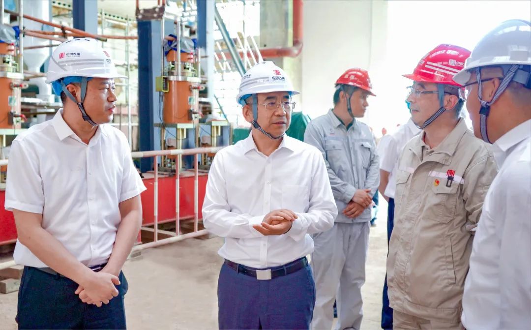 鄒磊拜會海南省省長馮飛并到大唐?？跉怆婍椖楷F(xiàn)場調(diào)研慰問