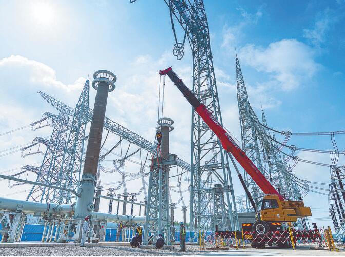 賦能京畿,北京東變電站擴(kuò)建忙
