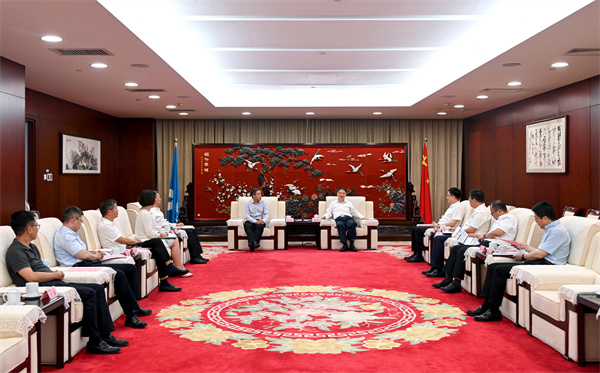 溫樞剛會見中國信達黨委書記、董事長張衛(wèi)東