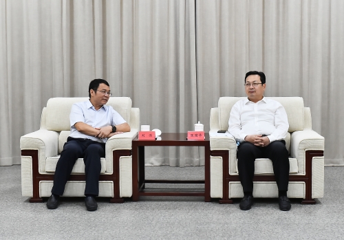 劉源拜會河北省委常委、副省長，雄安新區(qū)黨工委書記、管委會主任張國華