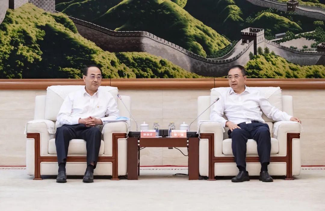 鄒磊會(huì)見中國中車黨委書記、董事長孫永才