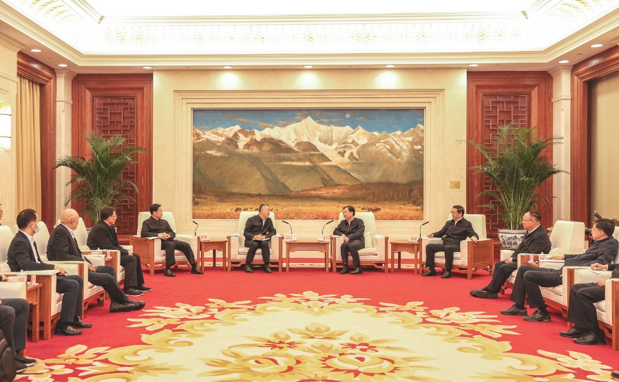 雷鳴山、韓君拜會(huì)云南省委書記王寧、省長王予波