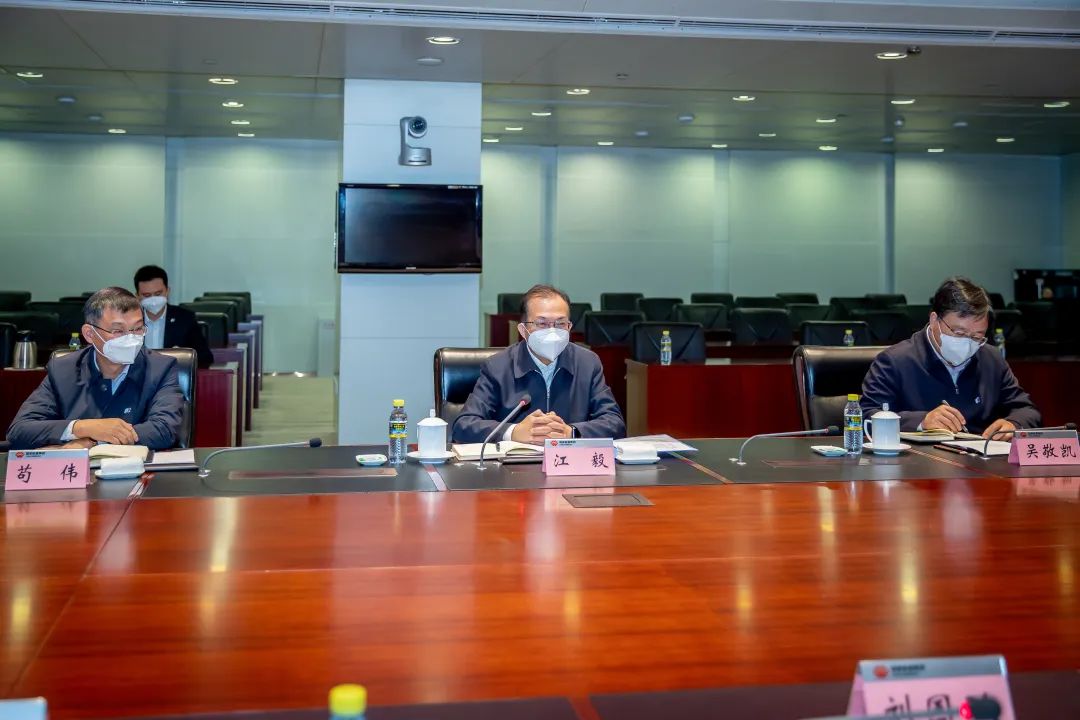 華電集團(tuán)有限公司黨組書記、董事長江毅與國家能源集團(tuán)黨組書記、董事長劉國躍舉行會(huì)談