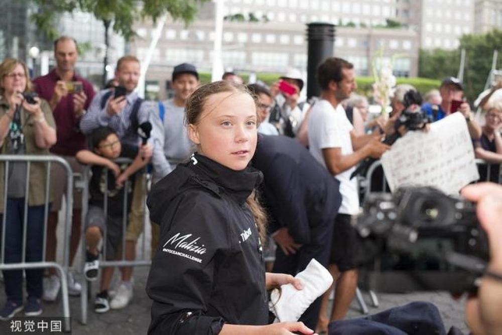 瑞典“環(huán)保少女”堵門挪威能源部，抗議在牧民土地建風(fēng)力渦輪機(jī)