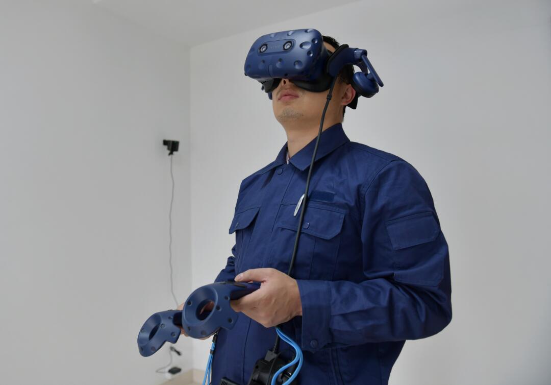 余姚市宏宇輸變電工程公司“VR沉浸式”反違章實訓(xùn) 促進本質(zhì)安全提升