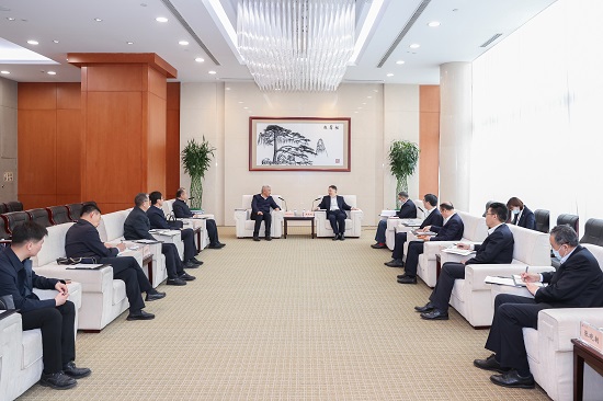 華能集團(tuán)黨組書記溫樞剛會見青海省委常委、海東市委書記烏拉孜別克·熱蘇力汗