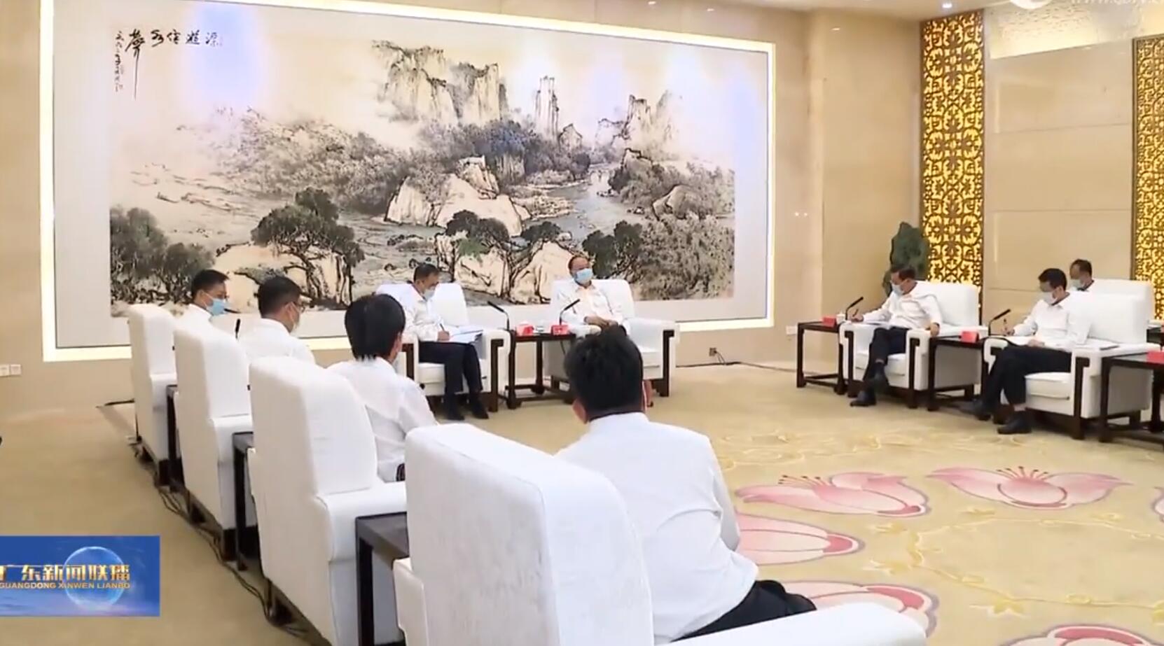 大唐集團黨組書記、董事長鄒磊拜會廣東省委書記黃坤明、省長王偉中