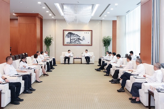 華能集團(tuán)黨組書記、董事長(zhǎng)溫樞剛會(huì)見山西省委常委、太原市委書記韋韜