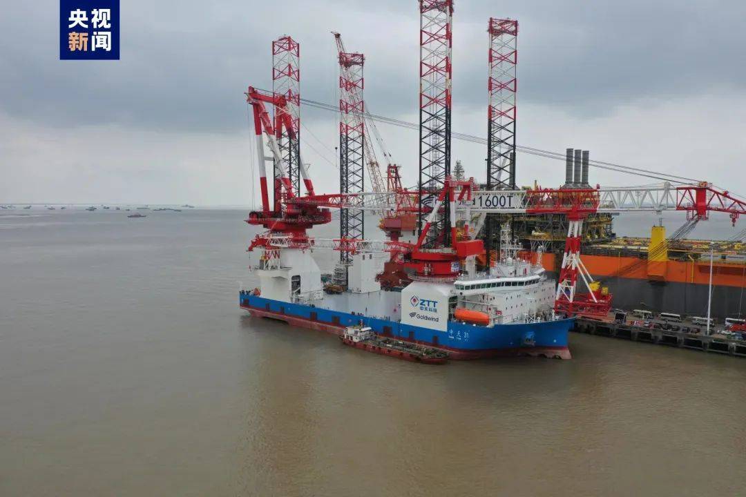 1600噸風(fēng)電安裝平臺交付，實(shí)現(xiàn)100%國產(chǎn)化率