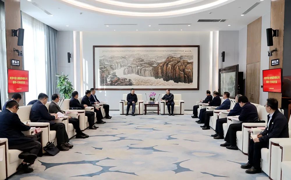 陜煤集團(tuán)黨委書記、董事長張文琪會見大唐集團(tuán)總經(jīng)理劉明勝一行