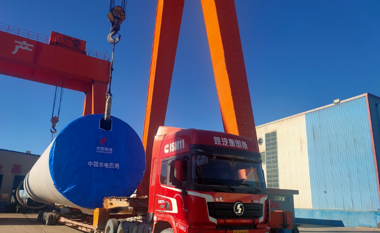 中廣核青海冷湖200兆瓦風電項目塔筒全部完成發(fā)貨