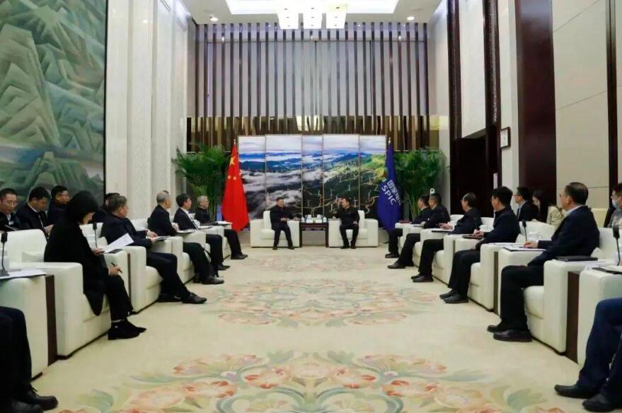 國家電投黨組書記、董事長劉明勝會見東方電氣黨組書記、董事長俞培根