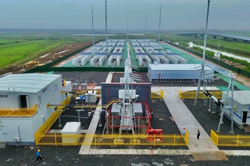 三峽集團(tuán)江蘇分公司濱海儲能電站項目110千伏輸變電工程送電成功