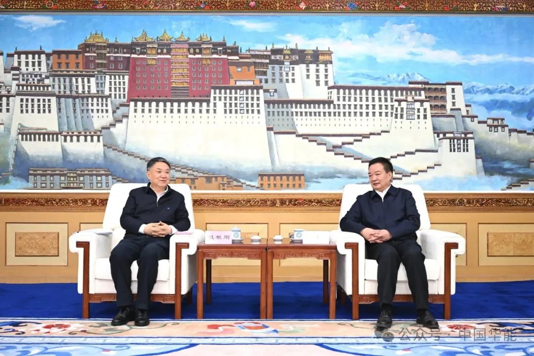 華能集團董事長、黨組書記溫樞剛拜會西藏自治區(qū)黨委書記王君正