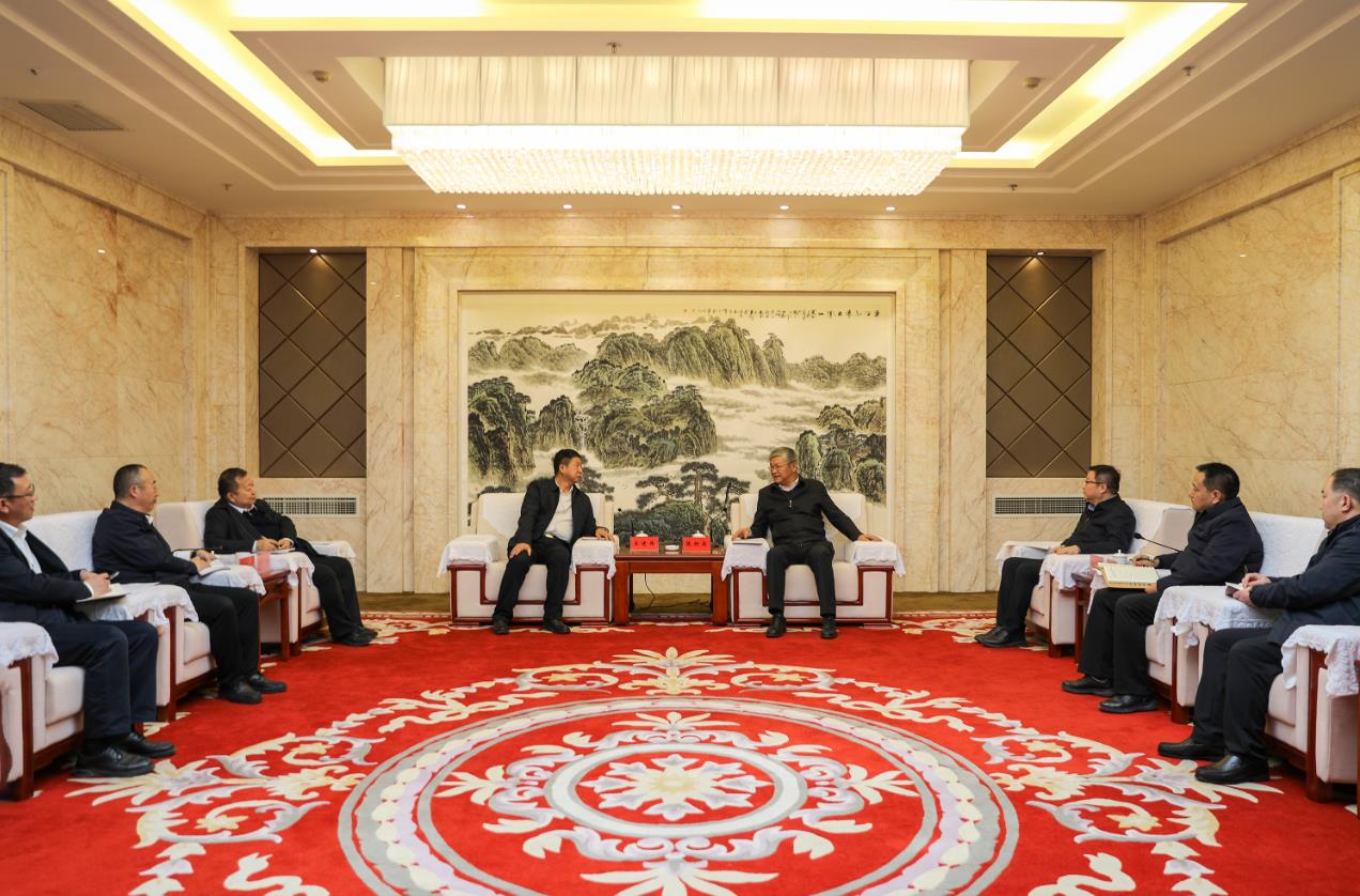 大唐甘肅公司黨委書記、董事長王建偉拜會隴南市委書記張柯兵、市長劉永革