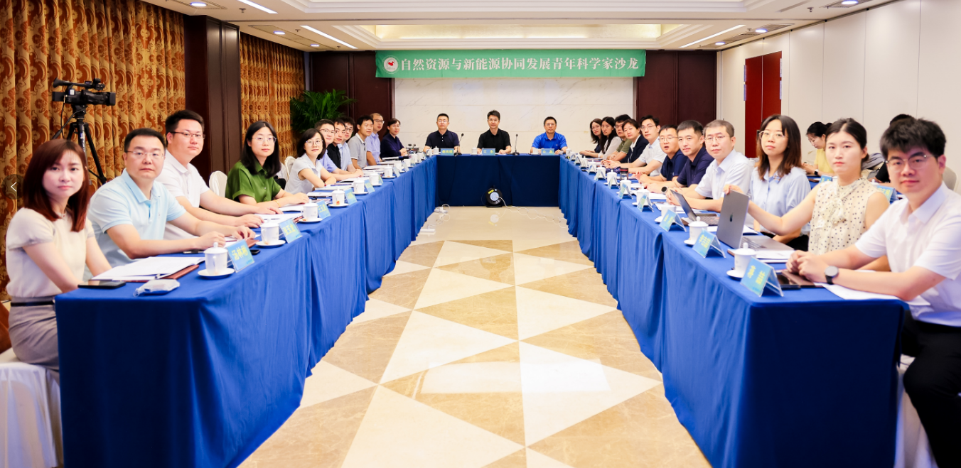 “數(shù)字賦能 綠色轉(zhuǎn)型——自然資源與新能源協(xié)同發(fā)展”青年科學(xué)家沙龍?jiān)诰┡e辦